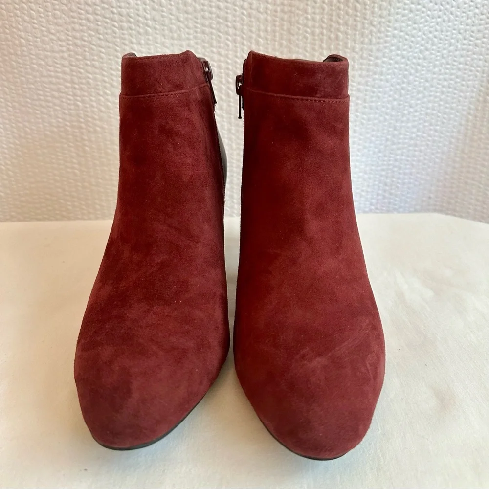 Alfani burgundy suede